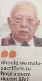 No, the rest of you should.